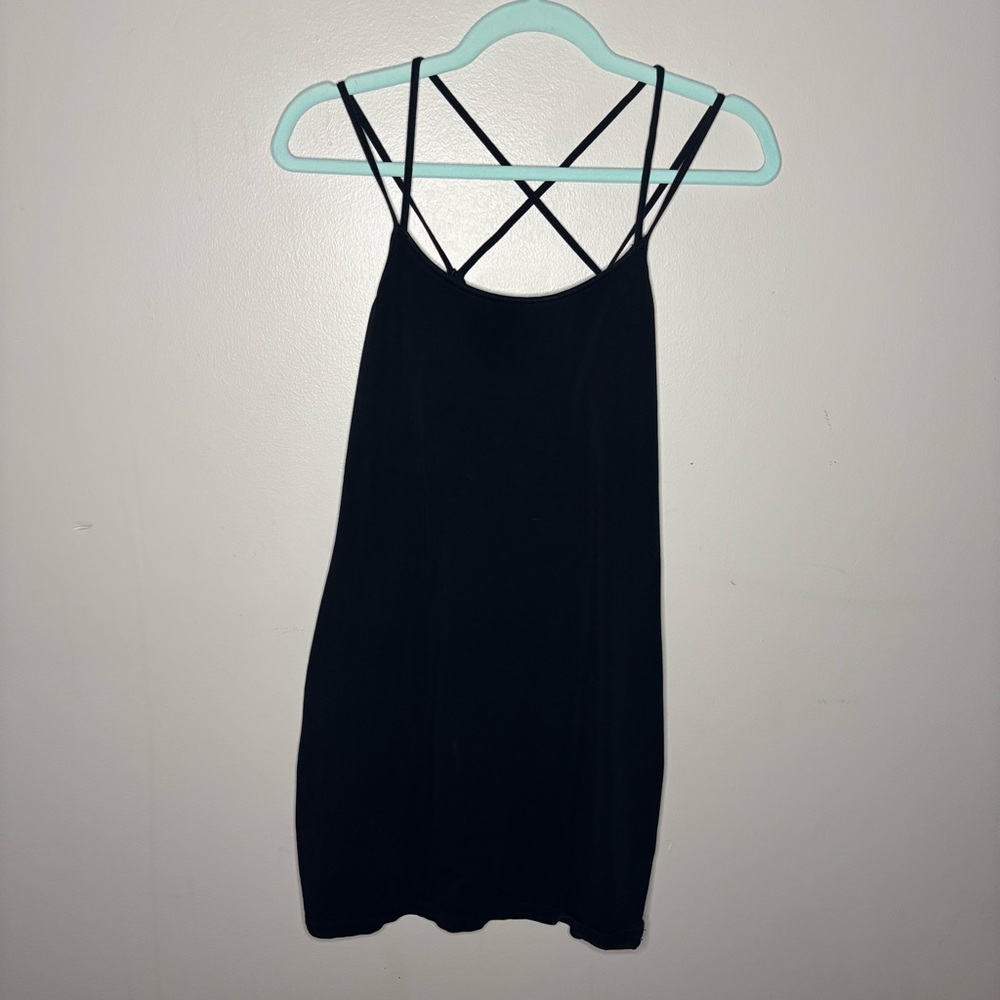Express Strappy Slip Dress Black size M